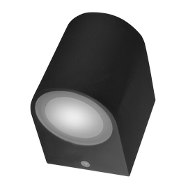 UNIDIRECC ALIC PARED GU10 CURVO NEGRO ART1700