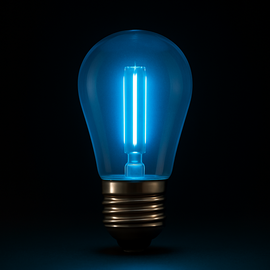 LAMP S14 1W CLARA VERDE