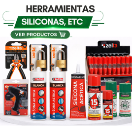 HERRAMIENTAS, SILICONAS Y LUBRICANTES