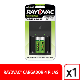 CARGADOR RAYO PS132 AA/AAA 4PILAS