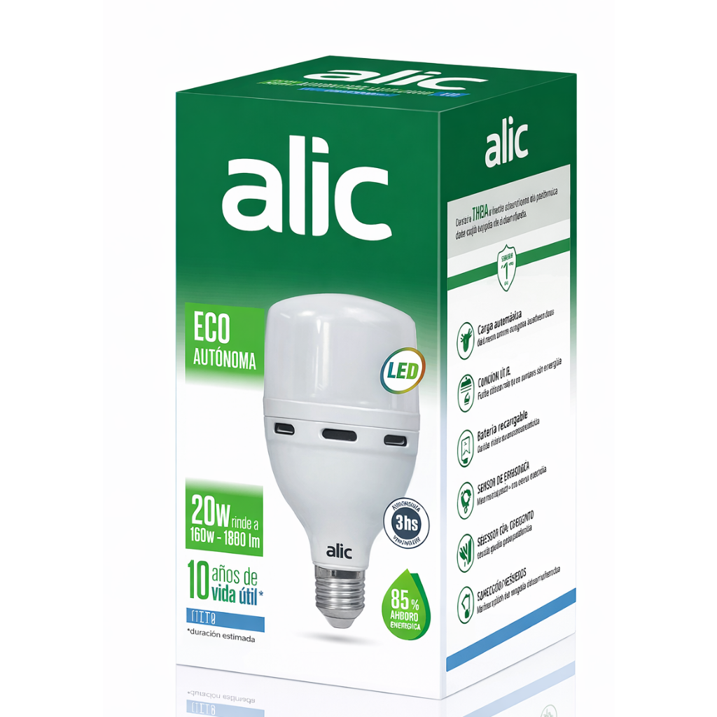 LAMP LED EMERGENCIA T100 20W L/DIA LAU0205B